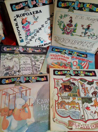 СССР винил пластинки детские сказки сборники