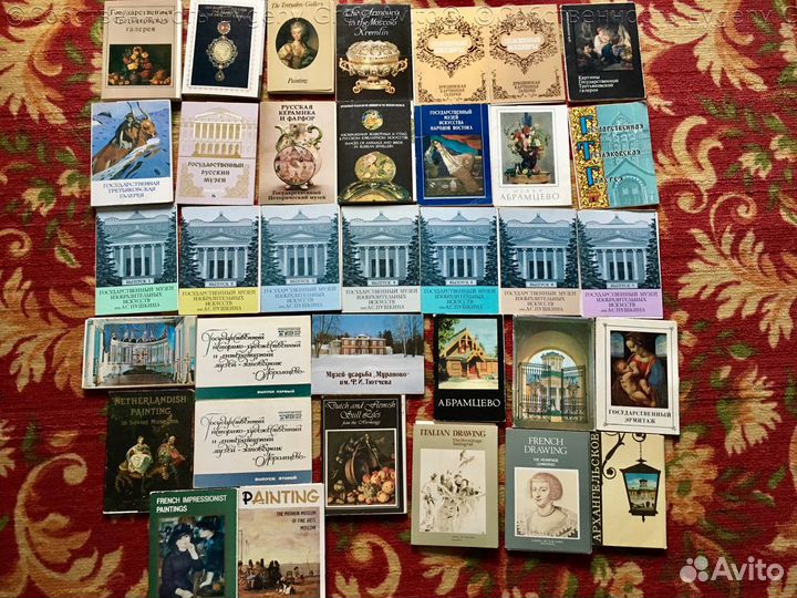 Открытки СССР 81 набор - 1654 штуки