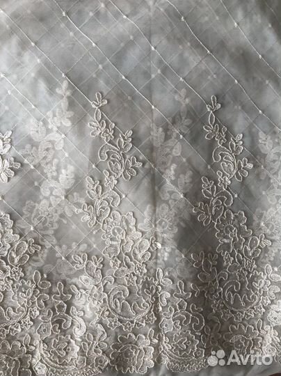 Ткань на шторы и тюль,грек сетка с вышивкой.Турция