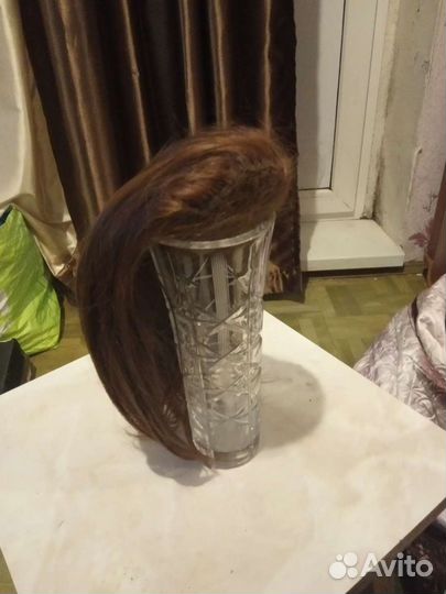 Шиньон из натуральных волос