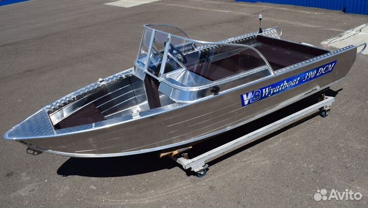 Алюминиевая моторная лодка Wyatboat 390 DCM