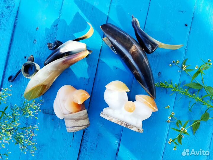 Фигурки из рогов статуэтка из мрамора и селенита