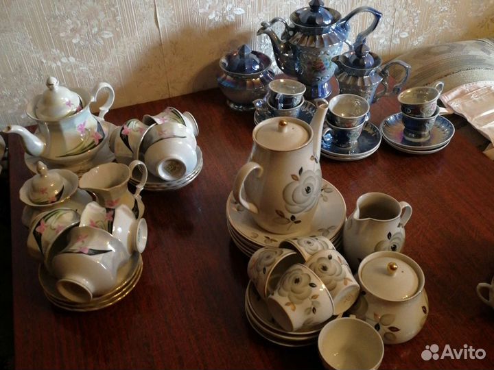 Сервизы - кофейный, чайный
