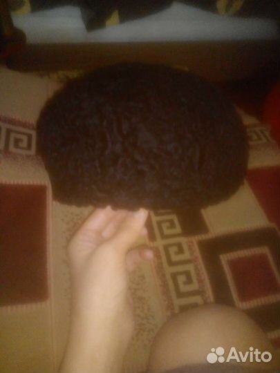 Берет каракулевый. Черный