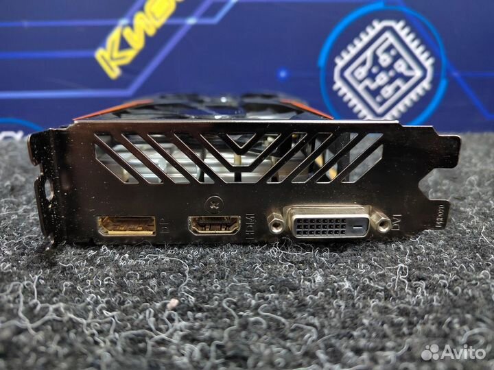 Видеокарта Gigabyte GeForce GTX 1050 Ti OC 4GB