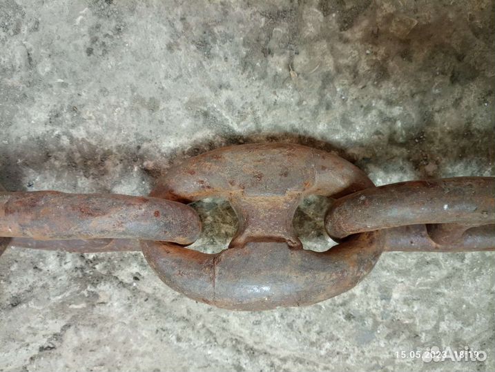 Цепь якорная, вертлюг, якорная смычка