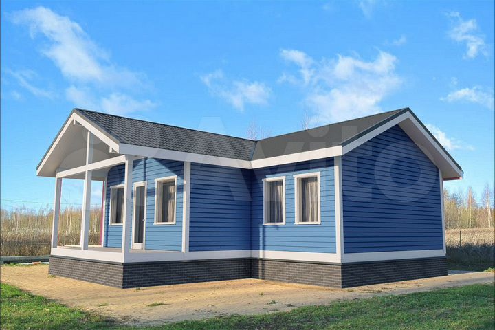 Коттедж 107 м² на участке 30 сот.