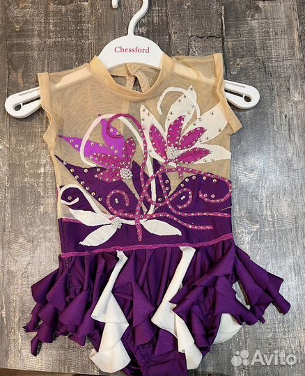 Купальник гимнастический для выступлений 110