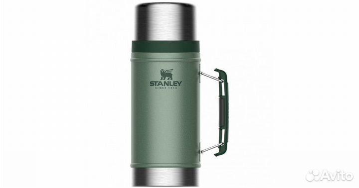 Темно-зеленый термос еды stanley Classic 0,94L