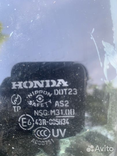 Форточка задняя левая civic 4d