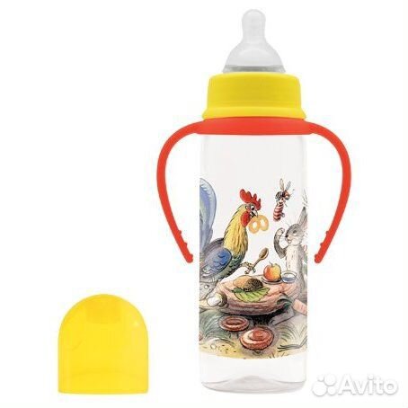 Бутылочка для кормления с соской Сказки В. Сутеева