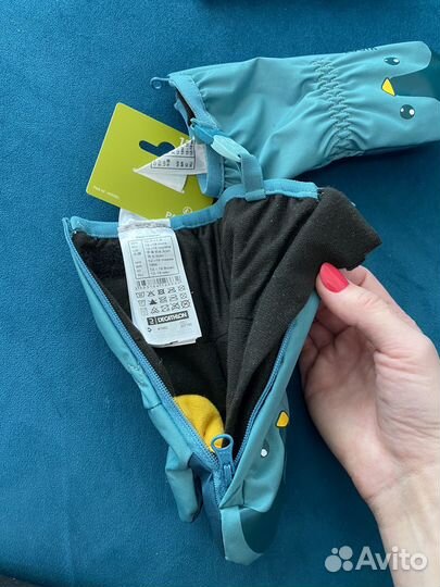 Варежки краги детские