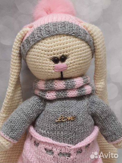 Вязаная Зайка Тильда