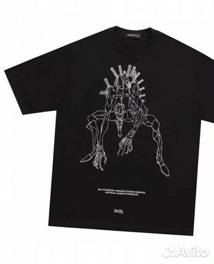 Футболка Undercover EVA Evangelion Черная