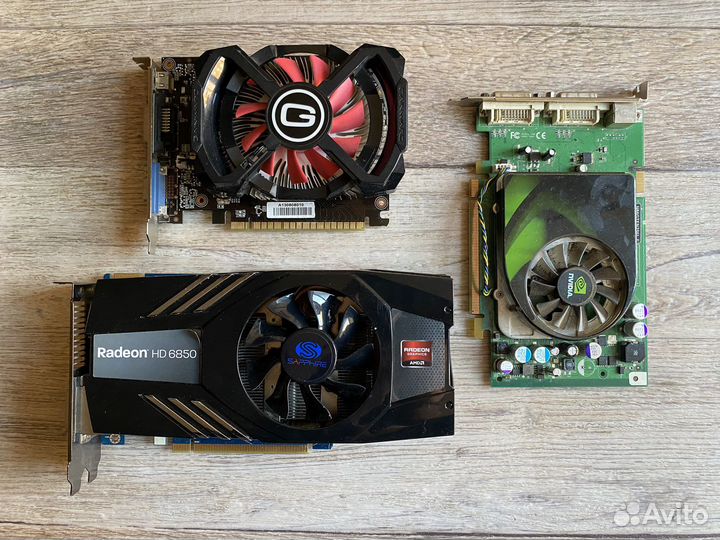 Видеокарты одним лотом