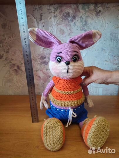 Мягкая игрушка заяц