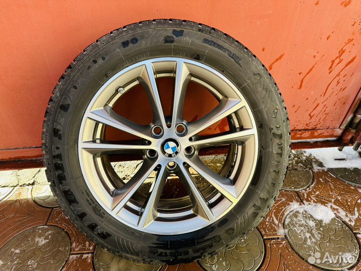 Диски в сборе r17 Bmw G30 шины 225/55 зима RunFlat