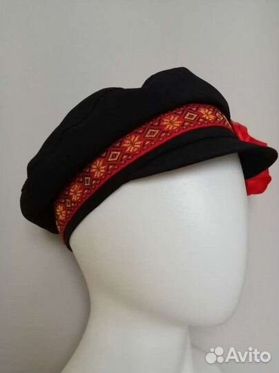 Картуз детский со съёмным цветком (53-55)