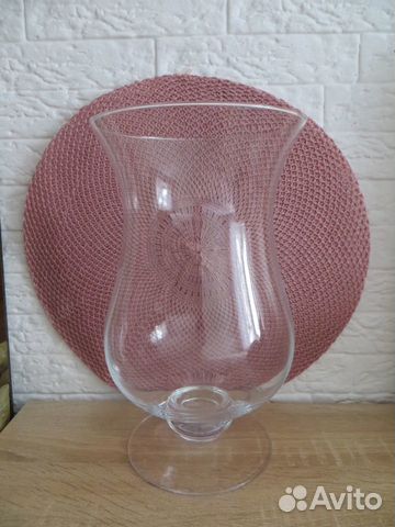 Ваза стеклянная,большая