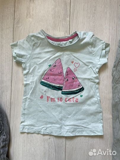 Детские вещи для девочки пакетом 86-98 размеры