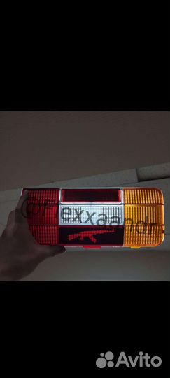 Вставки вФонари 2106 задние с рисунком комплект