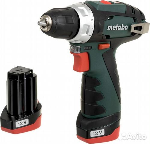 Аккумуляторный шуруповерт Metabo PowerMaxx BS 12В купить в Воронеже ...