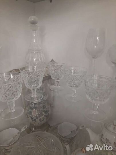 Фужеры хрустальные СССР