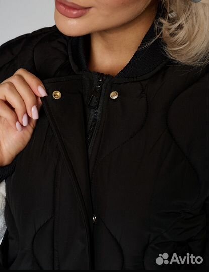 Теплый бомбер женский новый