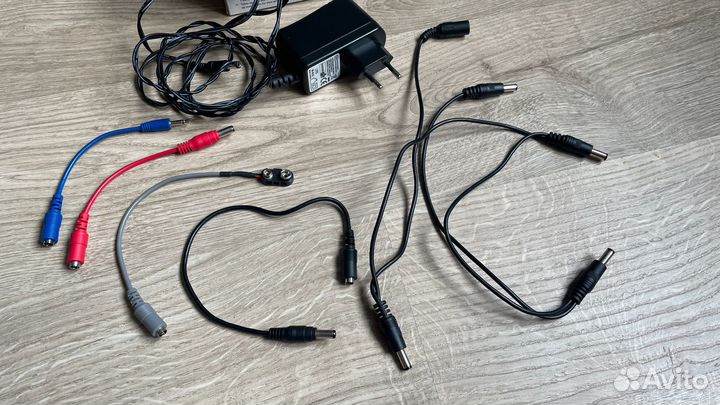 Адаптер для педалей цепочка переходники 1700mA