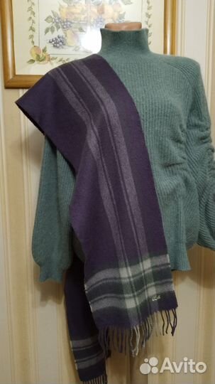 Мужской шарф Lacoste шерсть