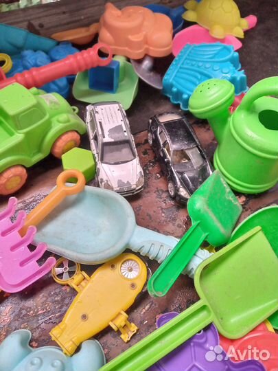Большой пакет игрушек для песочницы