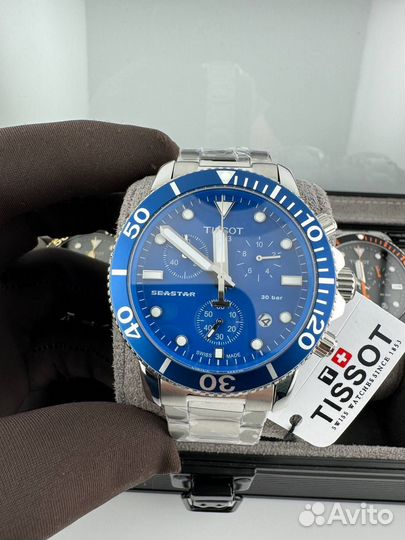 Мужские Часы Tissot Seastar 1000 Chronograph 46мм