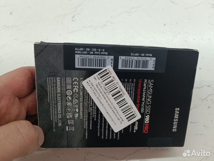 SSD Samsung 980 Pro 1Tb (новый, в упаковке)