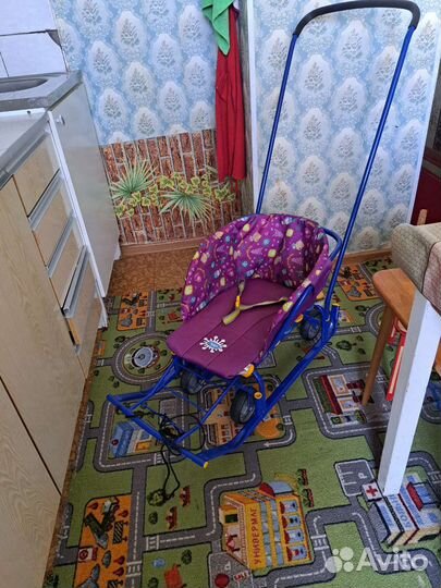 Санка с колесами