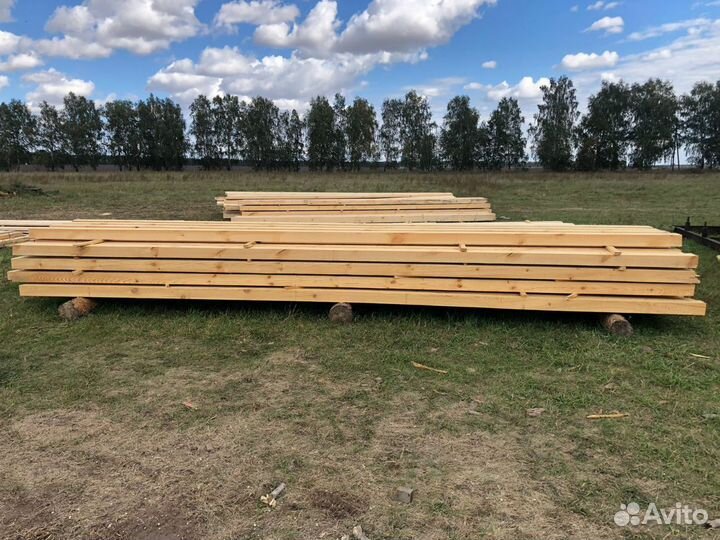 Обрезной пиломатериал в ассортименте (2,3,4,6 мет)