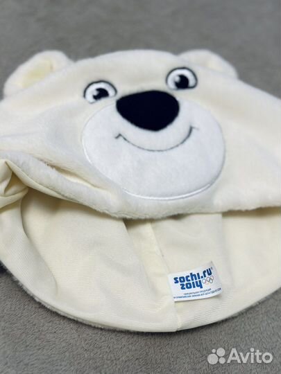 Шапка олимпийский мишка Олимпиада 2014