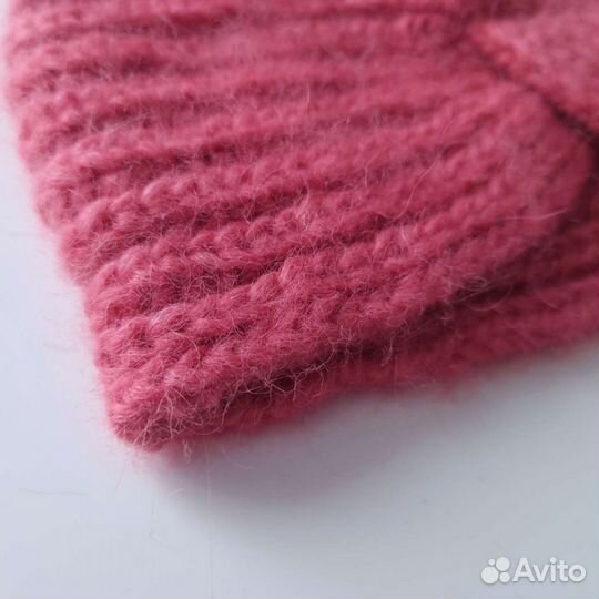 Повязка на голову вязаная