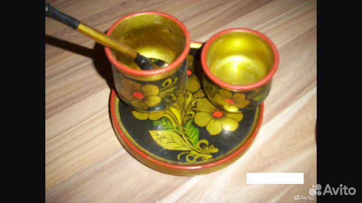 Хохлома-изделия и ножи, ложки,10 фото