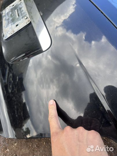 Крышка дверь багажника w164 черная