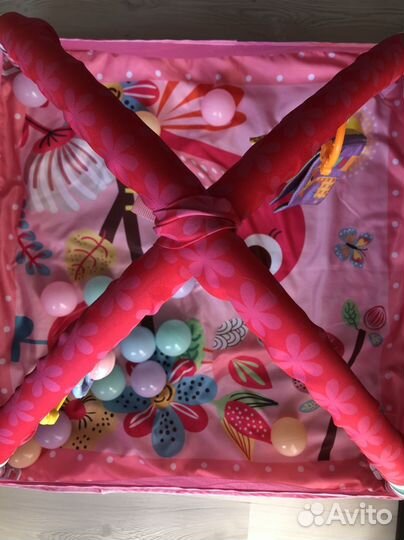 Коврик для новорожденного с игрушками развивающий