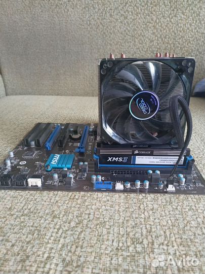 Материнская плата msi b75a-g43, комплект