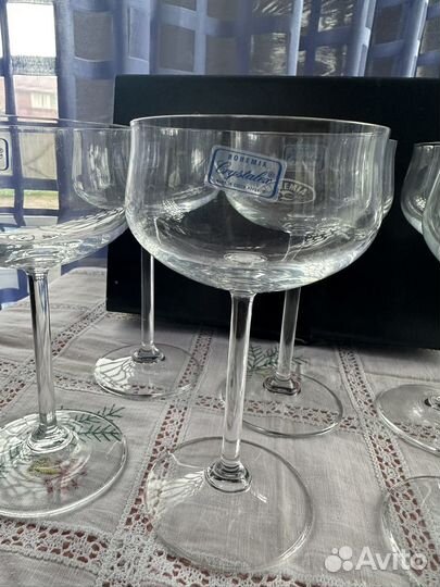 Бокалы для шампанского bohemia стекло