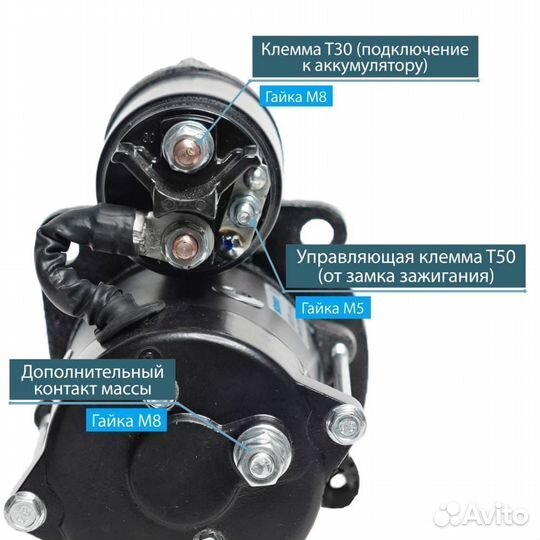 Стартер magneti marelli MSN 8041 от Искра ае