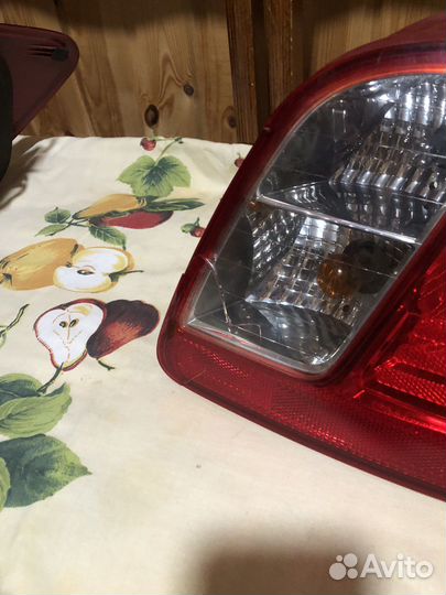 Задние фонари на kia rio