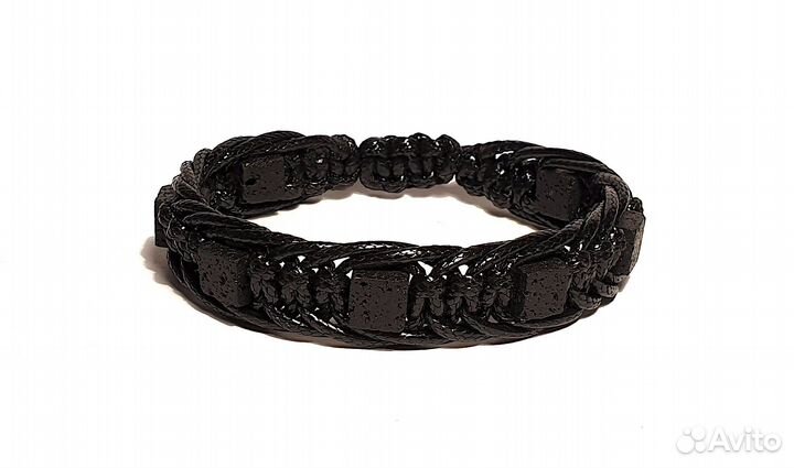 Браслет с вулканической лавой