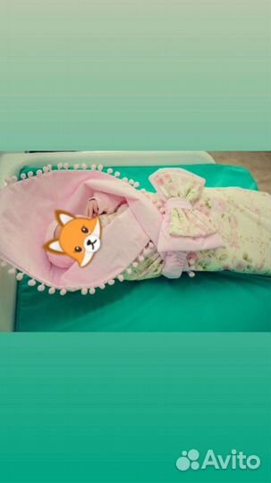 Комплект на выписку летний для девочки