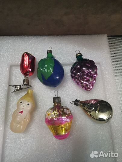 Елочные игрушки СССР