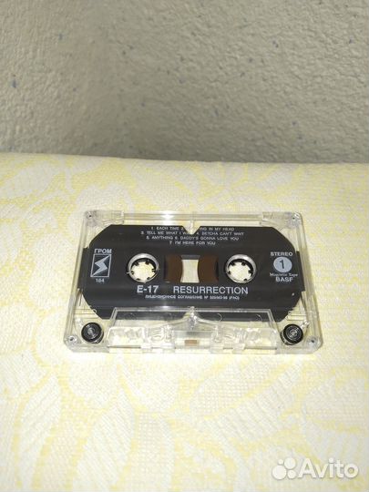 Аудиокассета E-17 Resurrection (East 17) лицензия