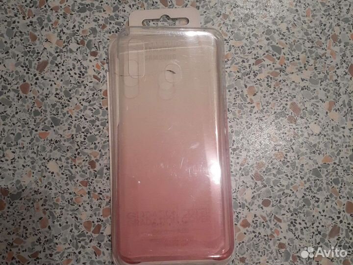 Чехол Galaxy A20 pink