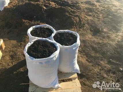 Плодородный грунт в мешках